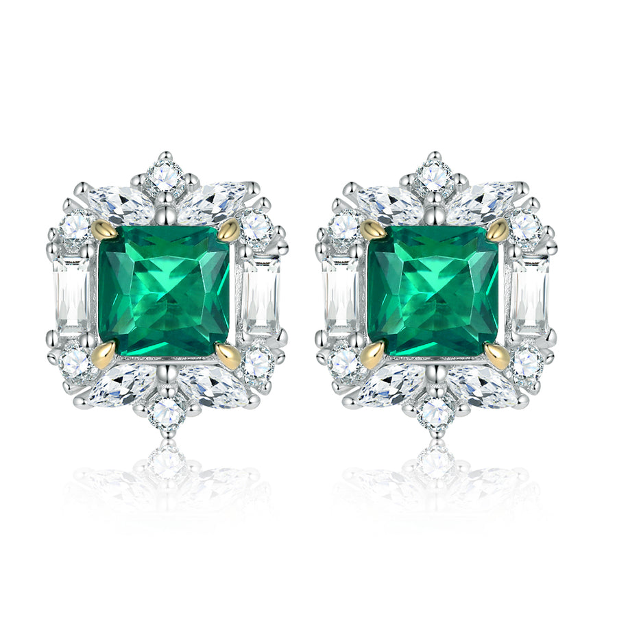 Emerald Court Earrings