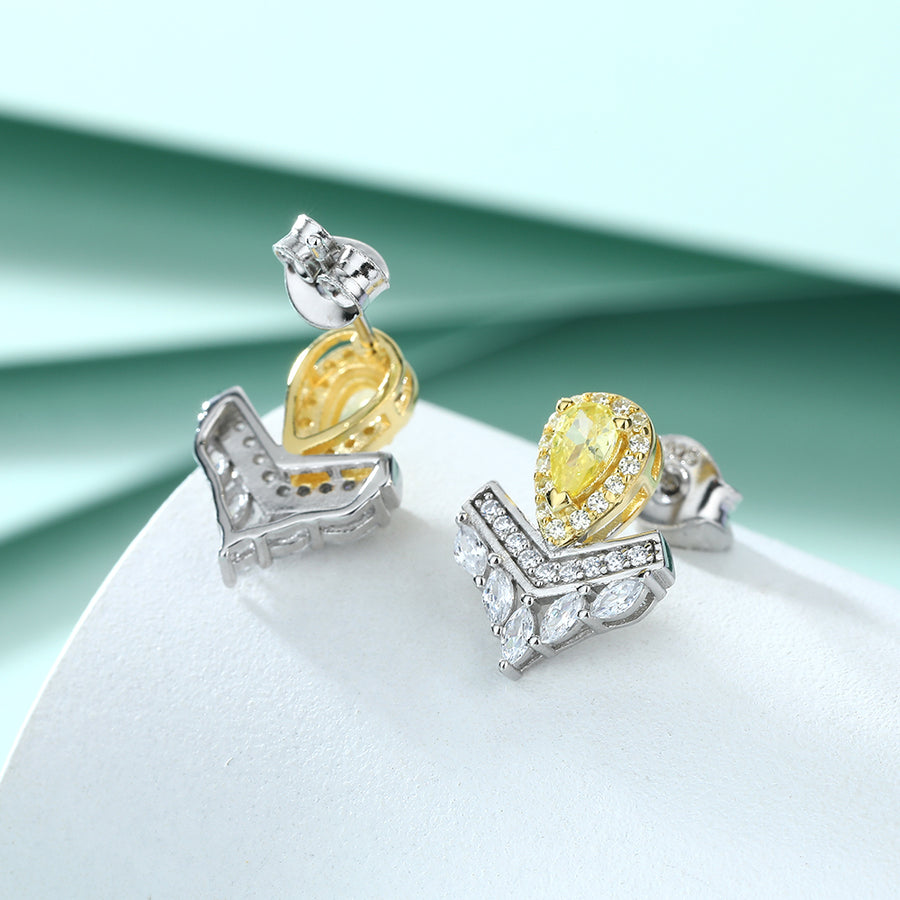 Golden Crown Earrings