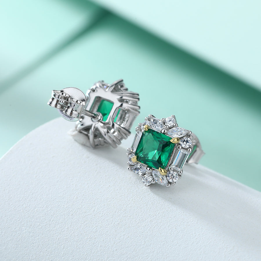 Emerald Court Earrings