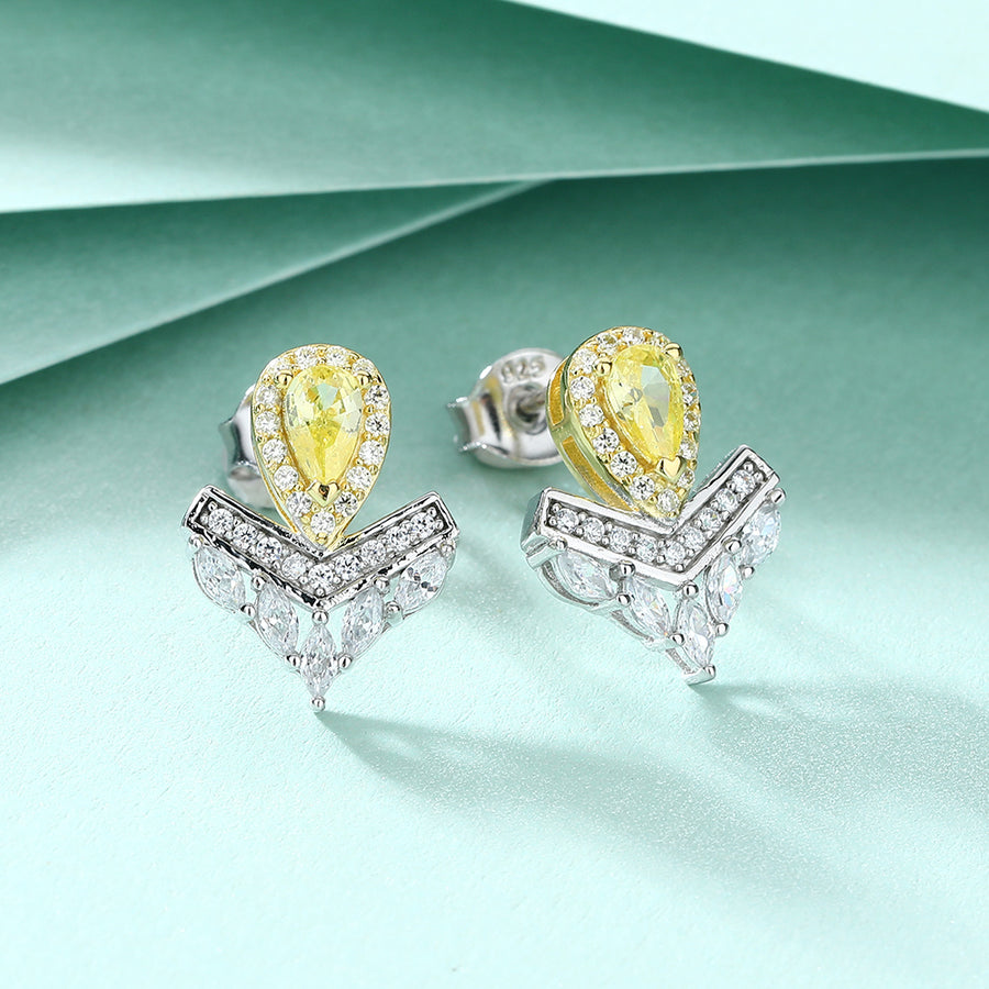 Golden Crown Earrings