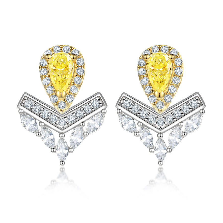 Golden Crown Earrings