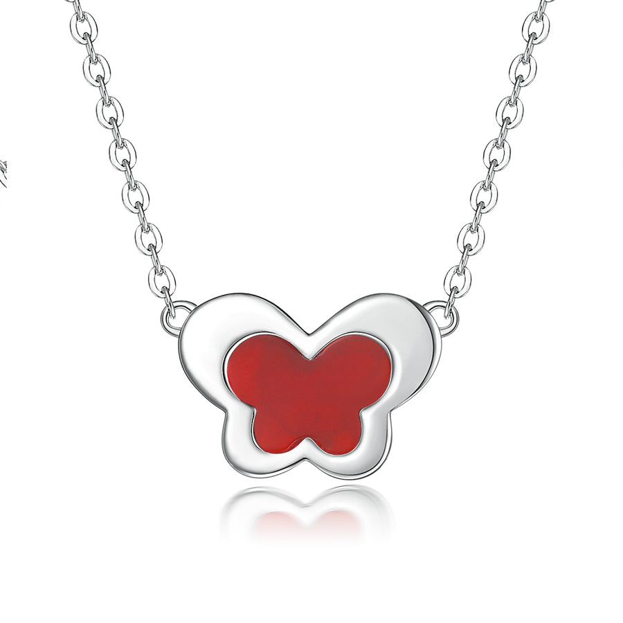 Scarlet Flutter Necklace